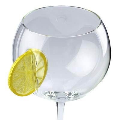 Ice & Slice Lemon Balloon Gin Glass