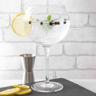 Ice & Slice Lemon Balloon Gin Glass